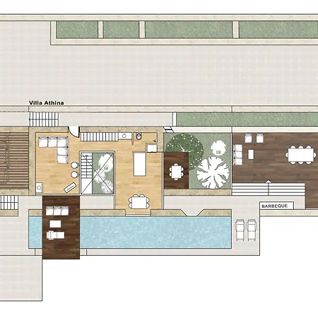 Seafront Ravdoucha Epavlis Athina - Pool, Gym, Sauna, Private Parking, Wifi Villa